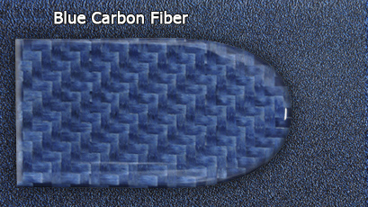Real Blue Carbon Fiber