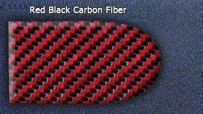 Real Red Black Carbon Fiber