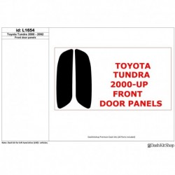 Накладки салона под дерево, карбон, алюминий для Toyota Tundra 2000-2002. Комплект L1654.